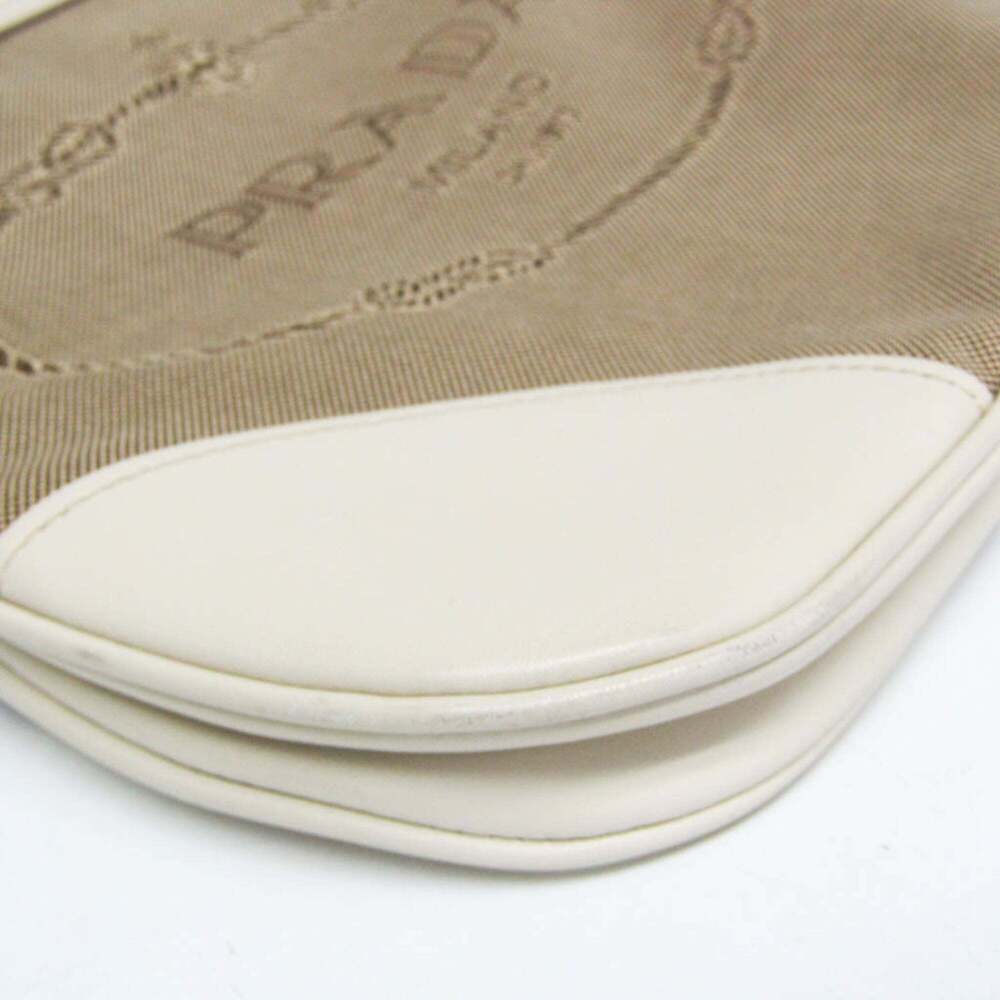 PRADA Cream Leather Shoulder Bag - Picture 5 of 14